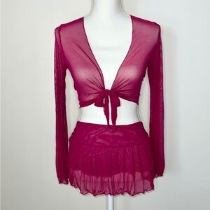 Victoria’s Secret Boho Pixie Skirt Set
